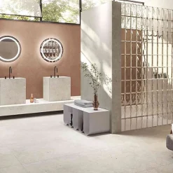 Les Carreaux De Jean  Carrelage Effet Terrazzo AMA 60x60 Rectifié Avorio - Les Carreaux de Jean