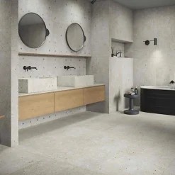 Carrelage Effet Terrazzo AMA 60x60 Rectifié Grigio - Les Carreaux de Jean-Les Carreaux De Jean  Best