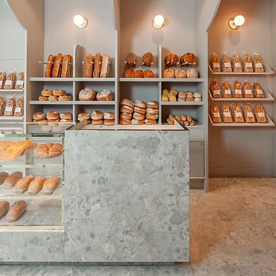 Carrelage Effet Terrazzo - Pierre CARACTER Mix Multicolor 60x120 Rectifié - Les Carreaux de Jean-Les Carreaux De Jean Clearance