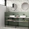 Carrelage effet Terrazzo Vert STAY 20x20 Green - Les Carreaux de Jean-Les Carreaux De Jean  Outlet