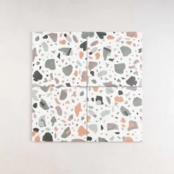 Carrelage effet Terrazzo Vert STAY 20x20 Green - Les Carreaux de Jean-Les Carreaux De Jean  Outlet