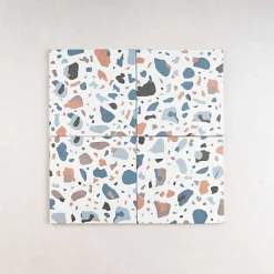 Carrelage effet Terrazzo Bleu STAY 20x20 Blue - Les Carreaux de Jean-Les Carreaux De Jean  Discount
