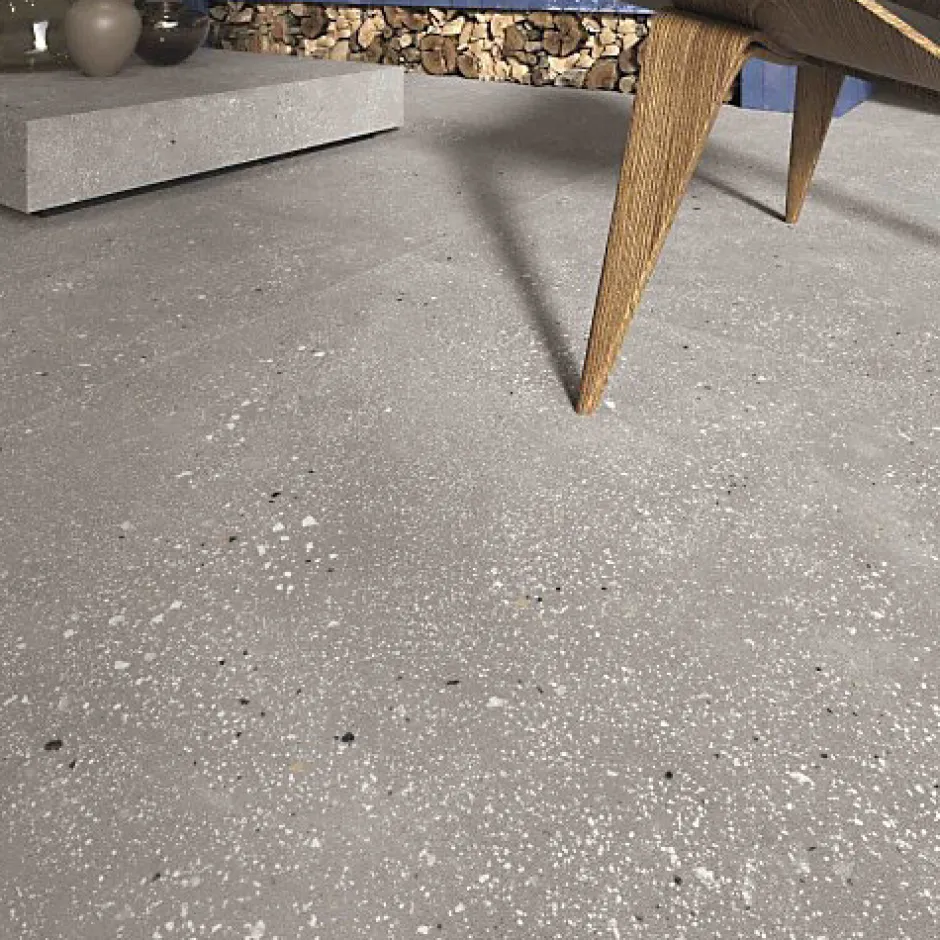 Carrelage Effet Terrazzo AMA 60x60 Rectifié Cenere - Les Carreaux de Jean-Les Carreaux De Jean Online