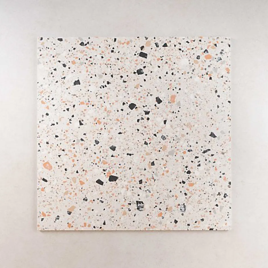 Carrelage Effet Terrazzo VENICE 60x60 Pink - Les Carreaux de Jean-Les Carreaux De Jean
