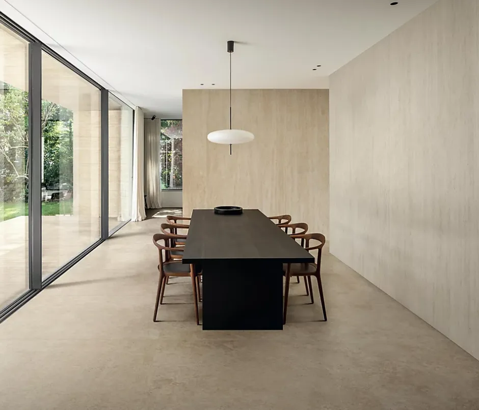 Carrelage effet Travertin Blanc Vein Cut 278x120x0,6 cm Mat Neravio - Mur intérieur (vendu par carton de 3,336 m²) - RO'MA CARRELA-Ro'Ma Carrelage Online