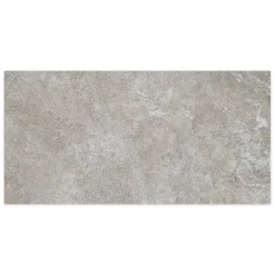 Carrelage effet Travertin Gris Marron 151x75,5x0,9 cm In&Out Castorel - Sol et mur intérieur et Sol extérieur --Ro'Ma Carrelage Clearance