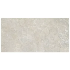 Ro'Ma Carrelage Carrelage effet Travertin Gris Beige 151x75,5x0,9 cm In&Out Castorel - Sol et mur intérieur et Sol extérieur -