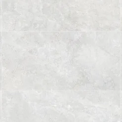 Ro'Ma Carrelage Carrelage effet Travertin Gris Clair 151x75,5x0,9 cm In&Out Castorel - Sol et mur intérieur et Sol extérieur -