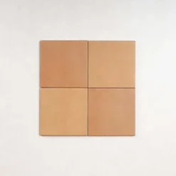 Carrelage Effet Zellige Beige AGADIR - Cotto Oscuro mate 14,7x14,7 - Les Carreaux de Jean-Les Carreaux De Jean