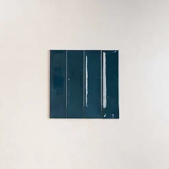 Carrelage Effet Zellige Bleu Foncé NARA Pacifico Gloss 7,5x30cm - Les Carreaux de Jean-Les Carreaux De Jean 