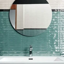 Les Carreaux De Jean  Carrelage Effet Zellige Bleu LUZ Ottanio 5,3x30cm - Les Carreaux de Jean