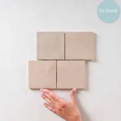 Les Carreaux De Jean  Carrelage Effet Zellige Beige MANARA CLAY 10x10 Tantan Beige - Les Carreaux de Jean