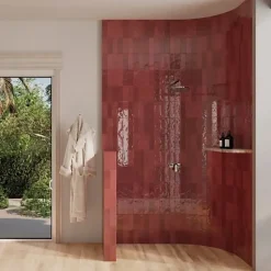 Les Carreaux De Jean  Carrelage Effet Zellige Bordeau NOLITA Burdeos 6,5x20 - Les Carreaux de Jean