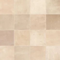 Ro'Ma Carrelage Carrelage effet Zellige Beige Sable 10,7x10,7x0,85 cm Samorel - Mur intérieur -