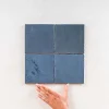 Gioia Materia Carrelage Effet Zellige Bleu Nuit LA RIVIERA 13,2x13,2 Blue Reef - Les Carreaux de Jean