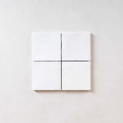 Carrelage Effet Zellige Blanc MANARA CLAY 10x10 Sahara White - Les Carreaux de Jean-Les Carreaux De Jean  Outlet