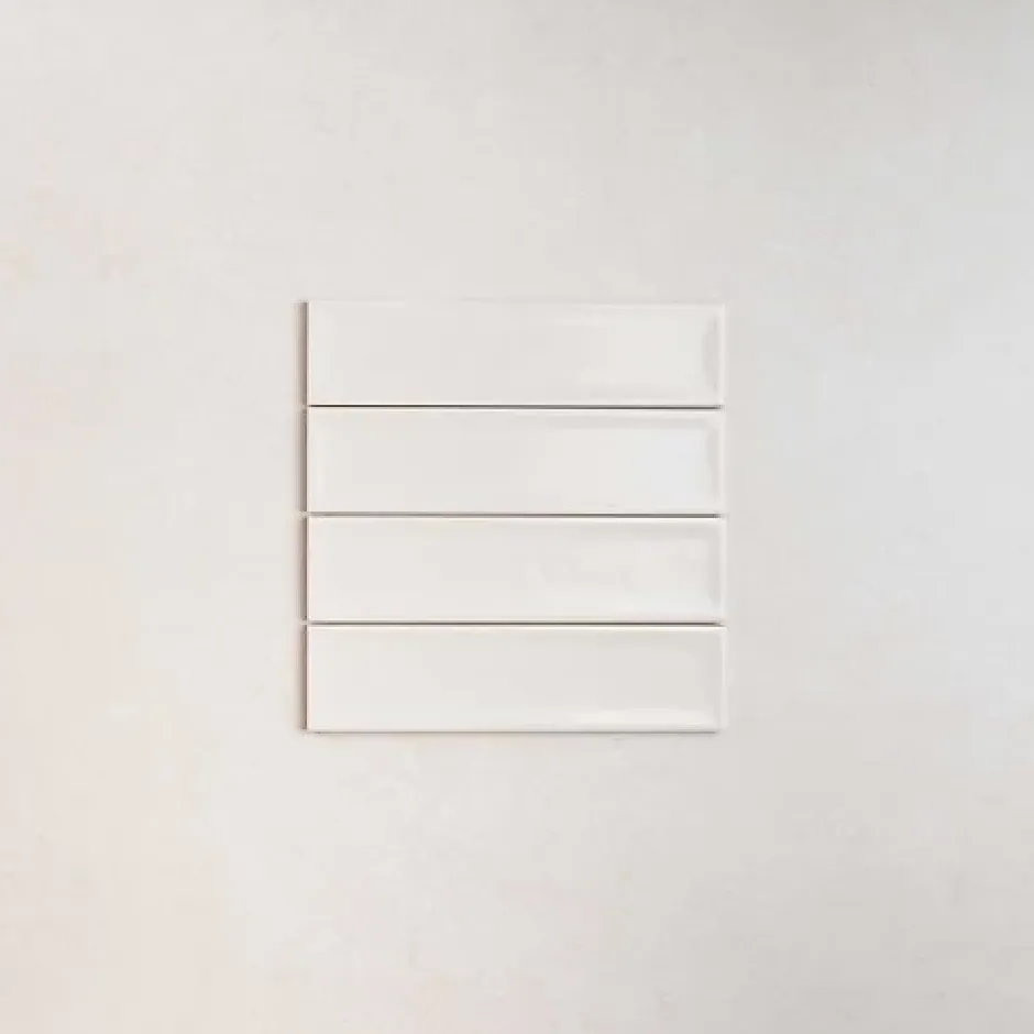 Les Carreaux De Jean Carrelage Effet Zellige Blanc NARA Blanco Mate 7,5x30cm - Les Carreaux de Jean