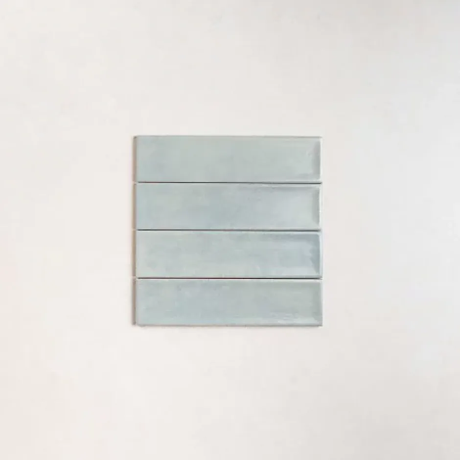 Carrelage Effet Zellige Bleu Ciel NARA Glass Mate 7,5x30cm - Les Carreaux de Jean-Les Carreaux De Jean Discount