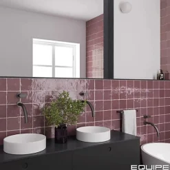 Carrelage Effet Zellige Bordeaux LA RIVIERA 13,2x13,2 Juneberry - Les Carreaux de Jean-Gioia Materia Sale