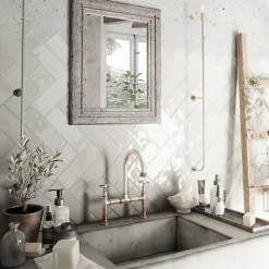 Les Carreaux De Jean  Carrelage Effet Zellige Blanc NOLITA Blanco 6,5x20 - Les Carreaux de Jean