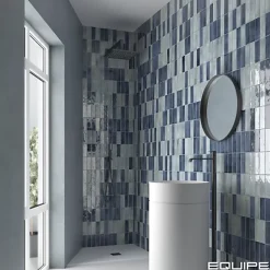 Carrelage Effet Zellige Bleu Nuit COLO Gloss 5x15 blue night - Les Carreaux de Jean-Gioia Materia Hot