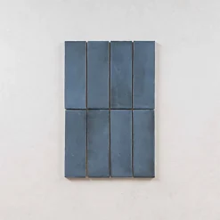 Carrelage Effet Zellige Bleu Nuit COLO Matt 5x15 blue night - Les Carreaux de Jean-Gioia Materia Clearance