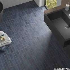 Carrelage Effet Zellige Bleu Nuit COLO Matt 5x15 blue night - Les Carreaux de Jean-Gioia Materia Clearance