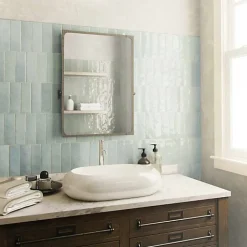 Carrelage Effet Zellige Bleu Ciel NOLITA Cielo 6,5x20 - Les Carreaux de Jean-Les Carreaux De Jean Hot