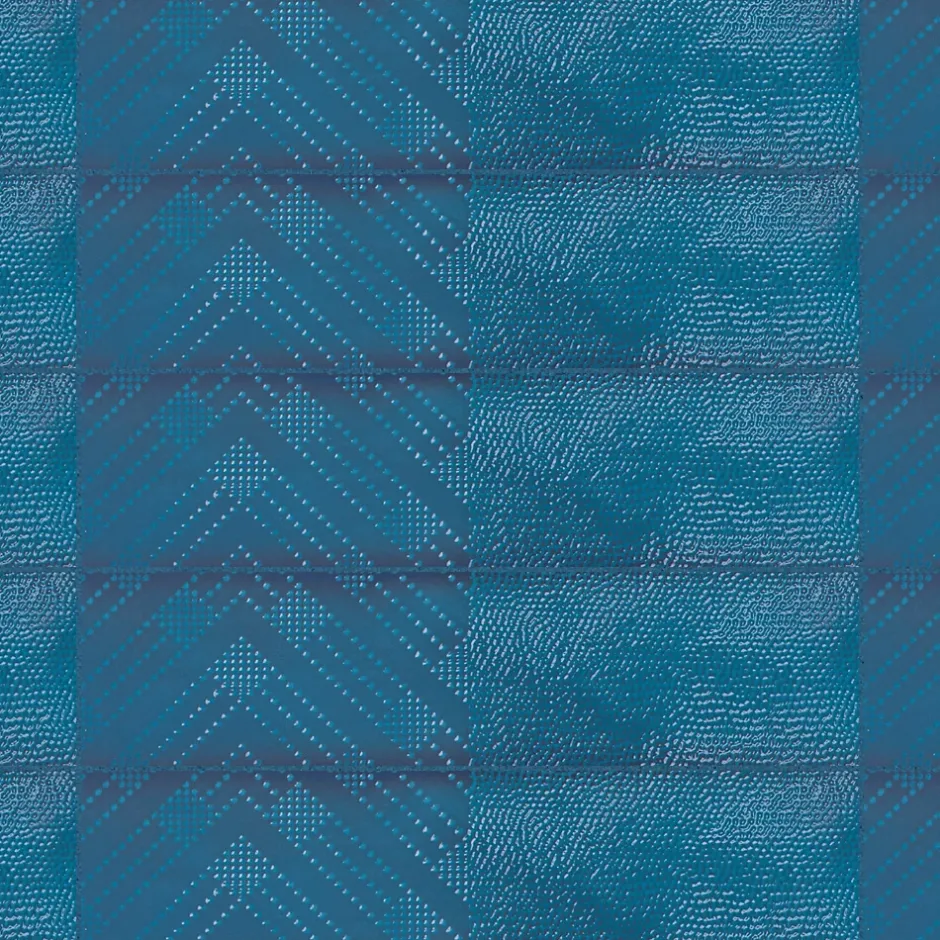 Ro'Ma Carrelage Carrelage effet Zellige Bleu 30x7,5x0,82 cm Salerno - Mur intérieur -