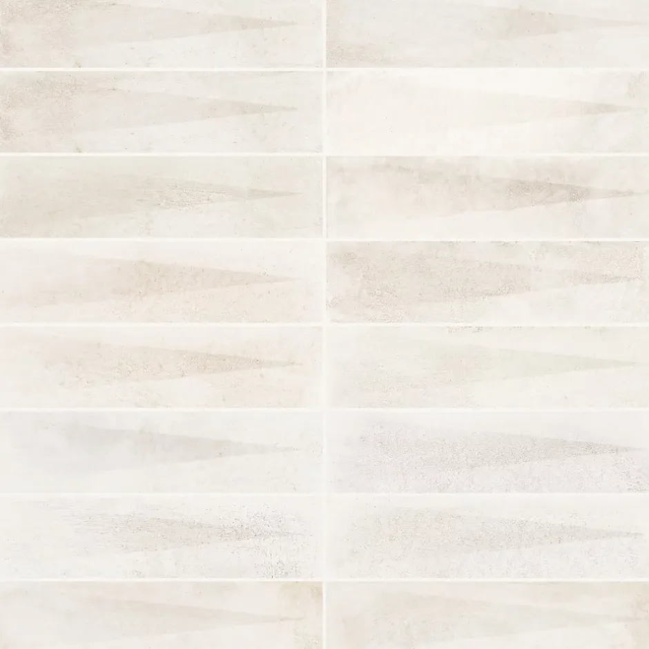 Ro'Ma Carrelage Carrelage effet Zellige 3D Beige Clair 24,6x6x0,85 cm Montel - Mur intérieur -