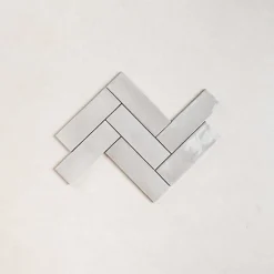 Gioia Materia Carrelage Effet Zellige Gris COLO Gloss 5x15 Amber Grey - Les Carreaux de Jean