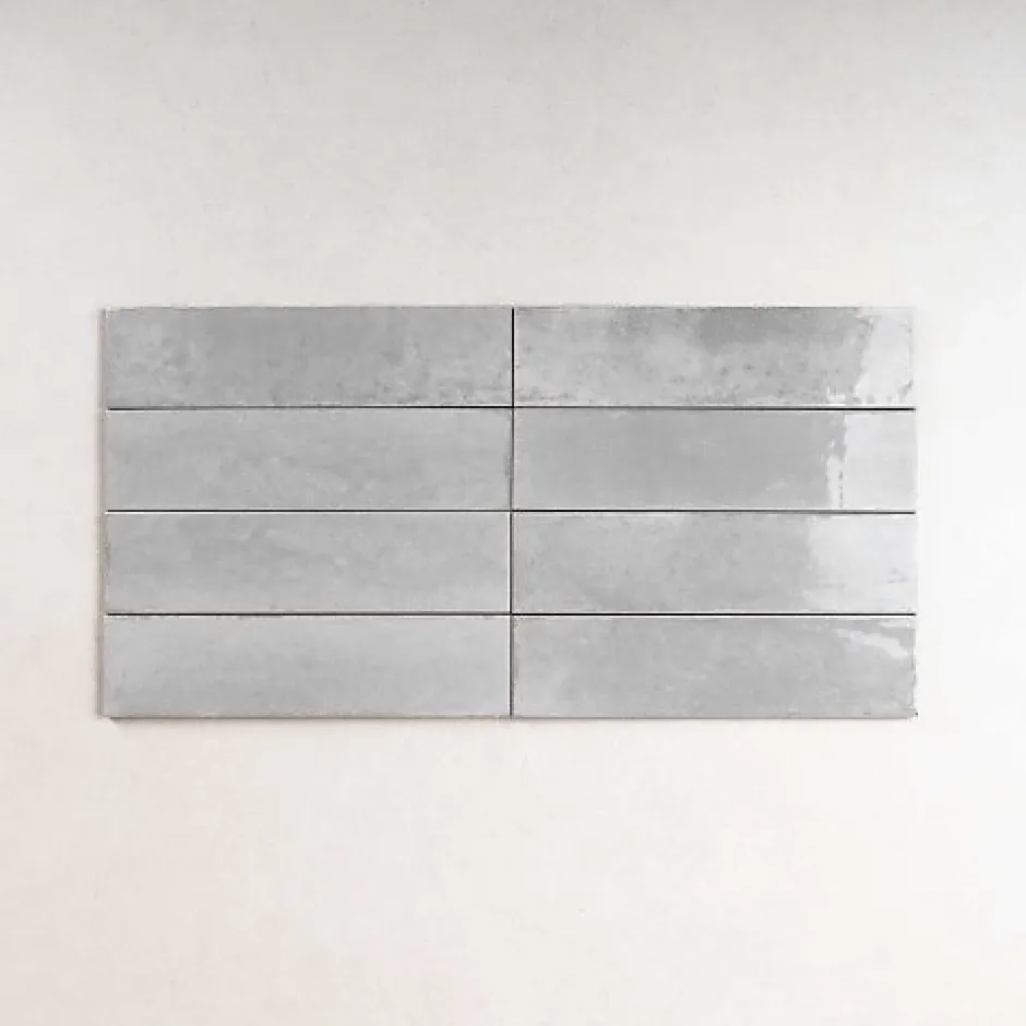 Carrelage Effet Zellige Gris AGADIR - Piedra 7x28 - Les Carreaux de Jean-Les Carreaux De Jean Online