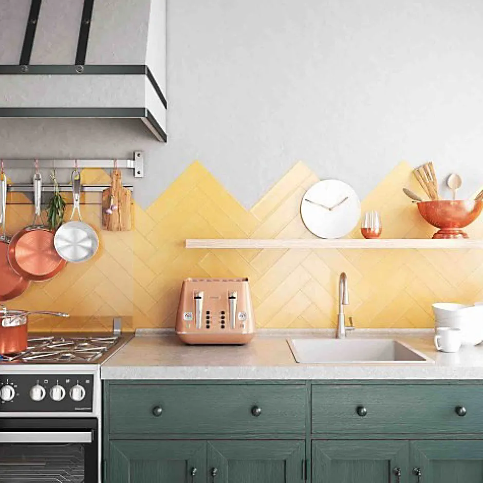 Carrelage Effet Zellige Jaune NARA Mostaza Mate 7,5x30cm - Les Carreaux de Jean-Les Carreaux De Jean New