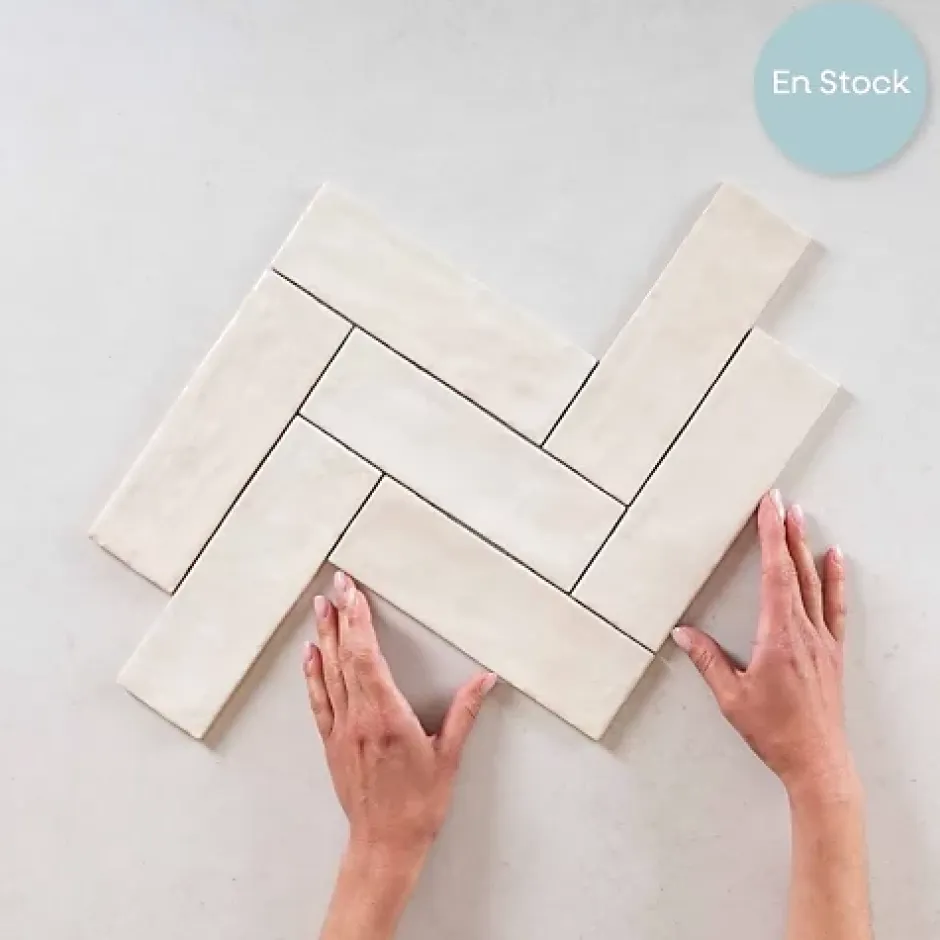 Carrelage Effet Zellige LA RIVIERA 6,5x20 Wheat - Les Carreaux de Jean-Gioia Materia New