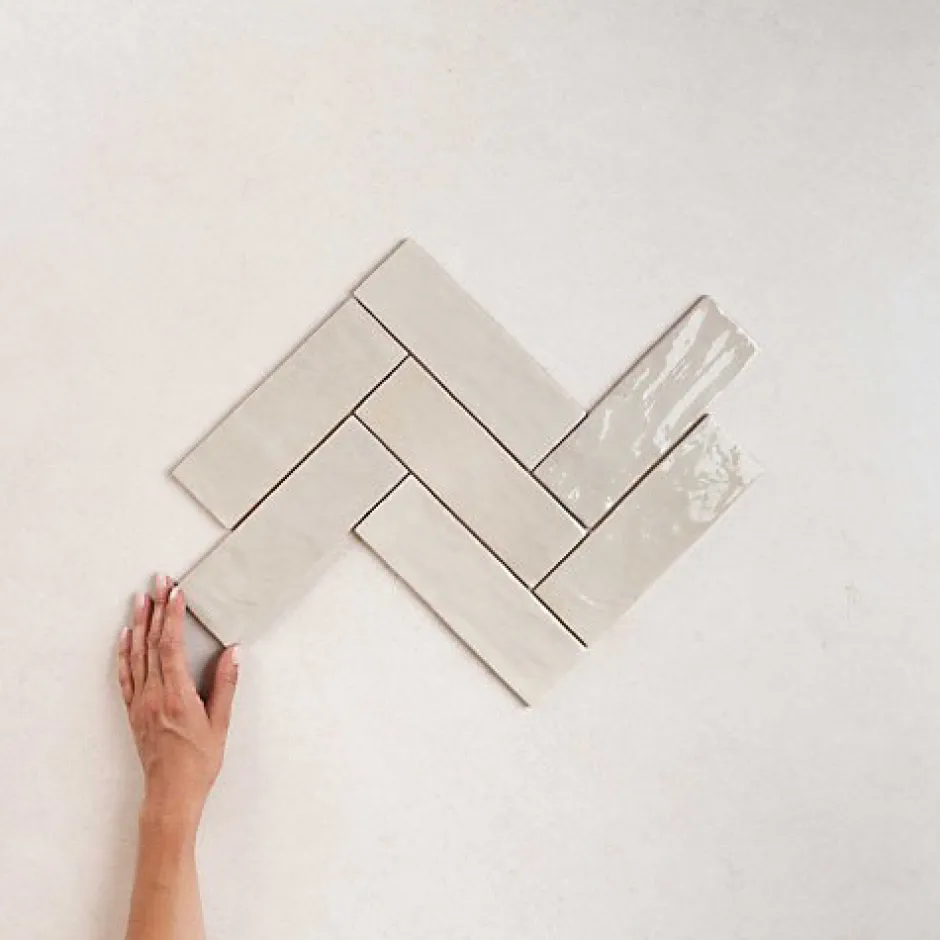 Carrelage Effet Zellige LA RIVIERA 6,5x20 Vert - Les Carreaux de Jean-Gioia Materia