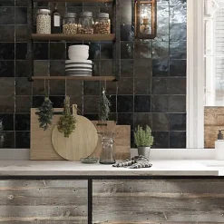 Carrelage Effet Zellige Noir MANARA CLAY 10x10 Berber Black - Les Carreaux de Jean-Les Carreaux De Jean New