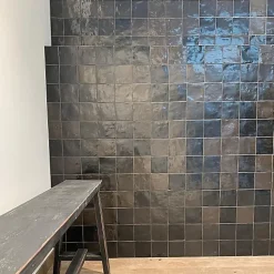 Carrelage Effet Zellige Noir MANARA CLAY 10x10 Berber Black - Les Carreaux de Jean-Les Carreaux De Jean  New