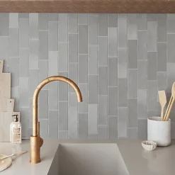 Carrelage Effet Zellige NOLITA Gris 6,5x20 - Les Carreaux de Jean-Les Carreaux De Jean  Online