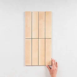 Carrelage Effet Zellige Rose TANGER 6x24 Pink - Les Carreaux de Jean-Les Carreaux De Jean  Clearance