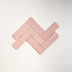 Carrelage Effet Zellige Rose NOLITA Rosa 6,5x20 - Les Carreaux de Jean-Les Carreaux De Jean  Online