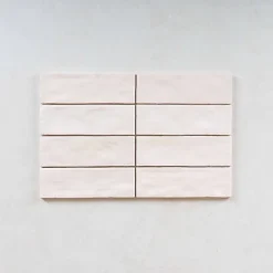 Carrelage Effet Zellige Rose LA RIVIERA 6,5x20 Rose - Les Carreaux de Jean-Gioia Materia Discount