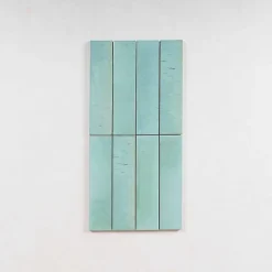 Carrelage Effet Zellige TANGER 6x24 Turquoise - Les Carreaux de Jean-Les Carreaux De Jean  Online