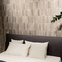 Les Carreaux De Jean  Carrelage Effet Zellige TANGER 6x24 Greige - Les Carreaux de Jean