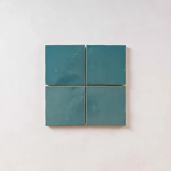 Les Carreaux De Jean Carrelage Effet Zellige Turquoise MANARA CLAY 10x10 Tamir Turquesa - Les Carreaux de Jean