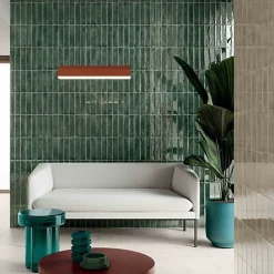 Carrelage Effet Zellige Vert FUSION Smeraldo 6x25cm - Les Carreaux de Jean-Les Carreaux De Jean  Best