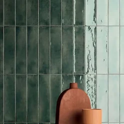 Carrelage Effet Zellige Vert FUSION Smeraldo 6x25cm - Les Carreaux de Jean-Les Carreaux De Jean Best