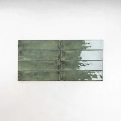 Carrelage Effet Zellige Vert FUSION Smeraldo 6x25cm - Les Carreaux de Jean-Les Carreaux De Jean Best