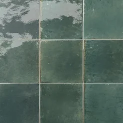 Carrelage effet zellige 14,7x14,7 cm AGADIR SELVA-Concept Mosaïque Online