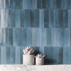 Carrelage effet zellige 7x28 cm AGADIR LAGO-Concept Mosaïque Hot