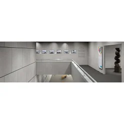 Aelle Carrelage Carrelage extérieur antidérapant effet pierre gris 120x120 cm SEINE R GRIS